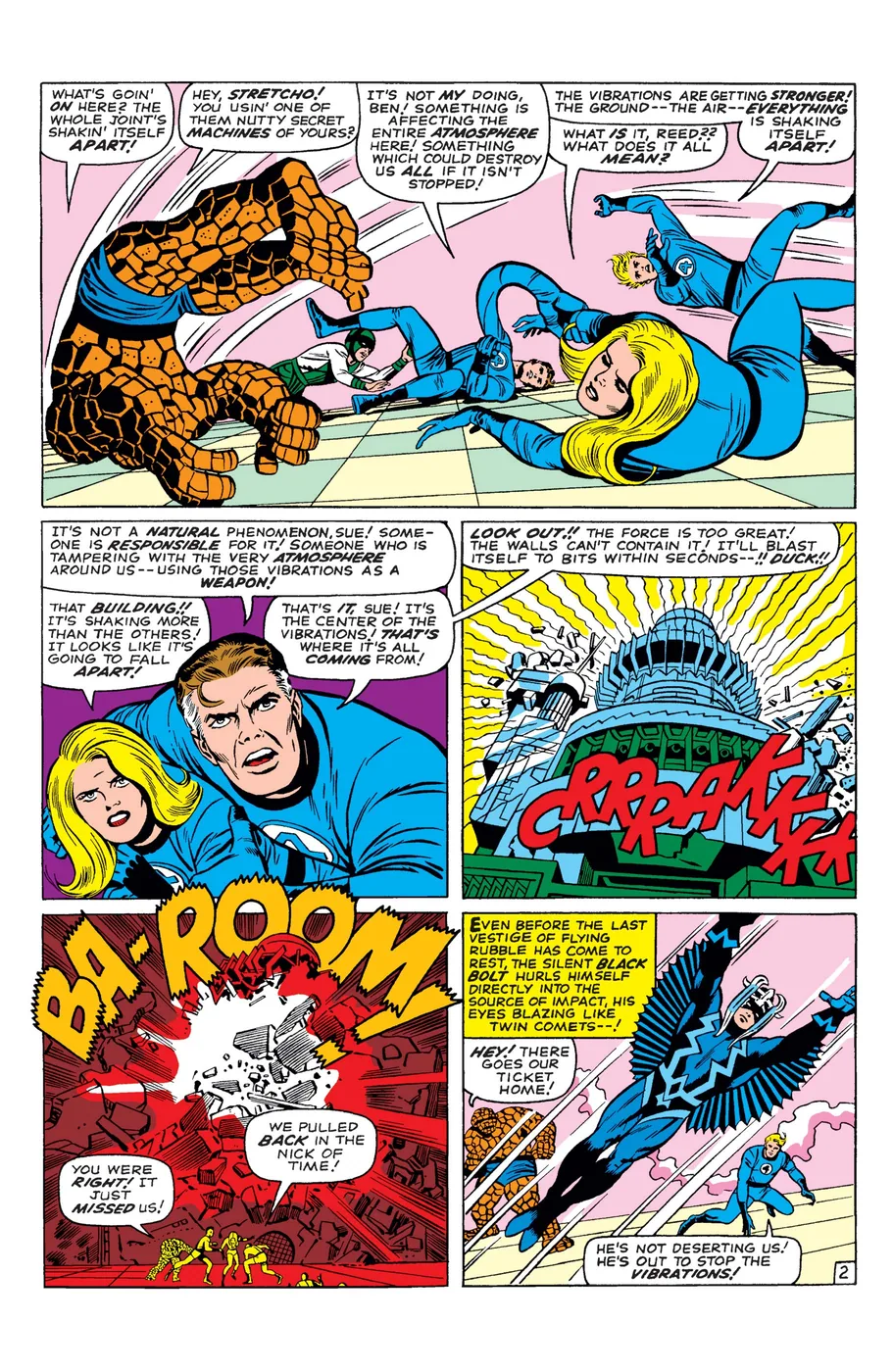 Interior preview from Fantastic Four