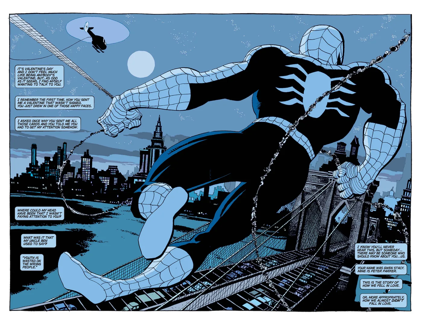 Interior preview from Spider-Man: Blue
