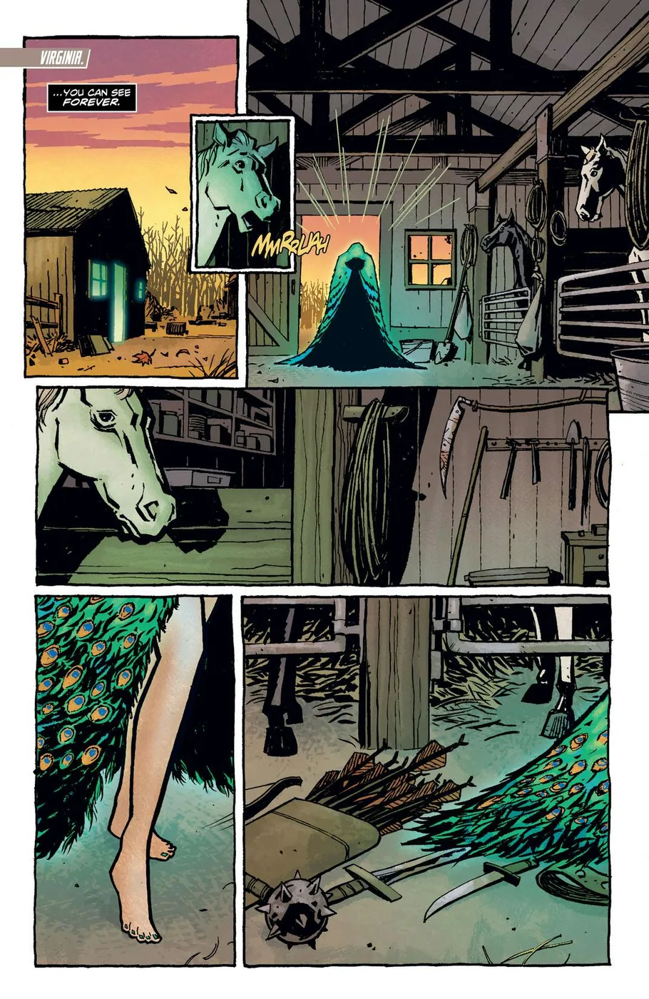 Interior preview from Wonder Woman volume 1: blood